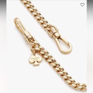 🔥🔥🆕♠️KATE SPADE GOLD 46.8” CROSSBODY CHAIN /REPLACEMENT BAG STRAP